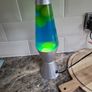 Lava lamp green and blue Image 2