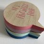 Speech Bubble Phrase Coasters - Set of 4 | Wooden Image 7