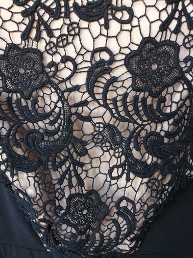 Coast Black Dress (10) Lace Top