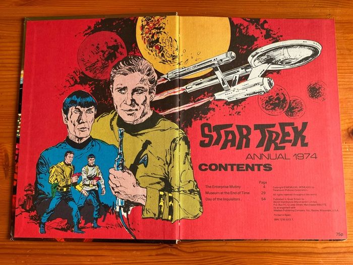 Comic: 'Star Trek' annual 1974