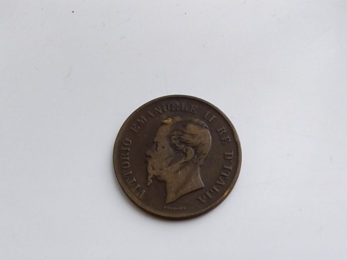 Italy 1862 - 5 Centesimi Coin
