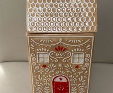 M&S gingerbread house ceramic cookie jar (empty)
