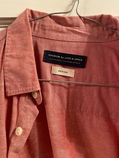 Jack and jones red shirt - medium