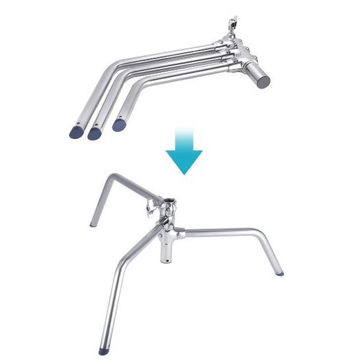 21710-1 Neewer Stainless Steel Heavy Duty C-Stand
