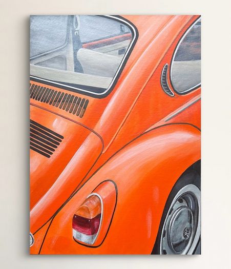 Original acrylic painting on canvas board