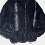 Calvin Klein Black Oversized S Hooded Drawcord Puffer Jacket Size S / Relaxed fit Image 3