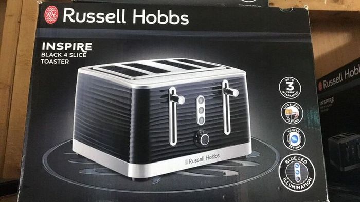Black  Kettle and Toaster and Microwave Set