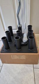 brand new 9 bar olympic storage rack