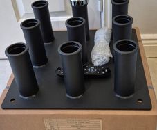 brand new 9 bar olympic storage rack