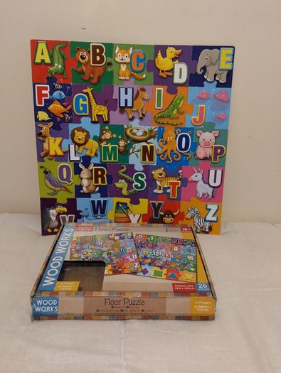 Traditionally Crafted Wood Works large Wooden Floor Puzzle