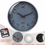 Wall Clock Battery Operated Silent Non-ticking Wall Clock 12 Inch Modern Quartz Design Image 3