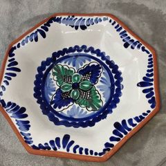 Vintage Terra Cotta Pedestal bowl