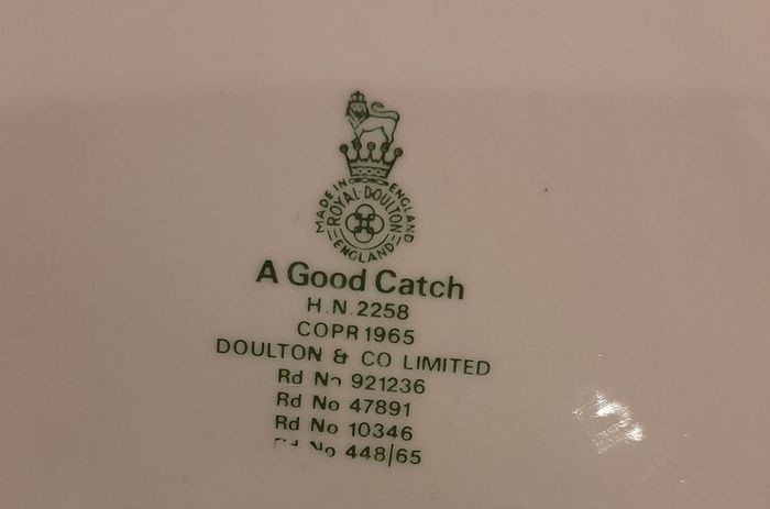 Royal Doulton figurine "A good catch"