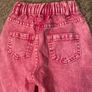 Pink Sparkled Flared Jeans Image 6