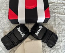 MMA punch gloves and target for kids