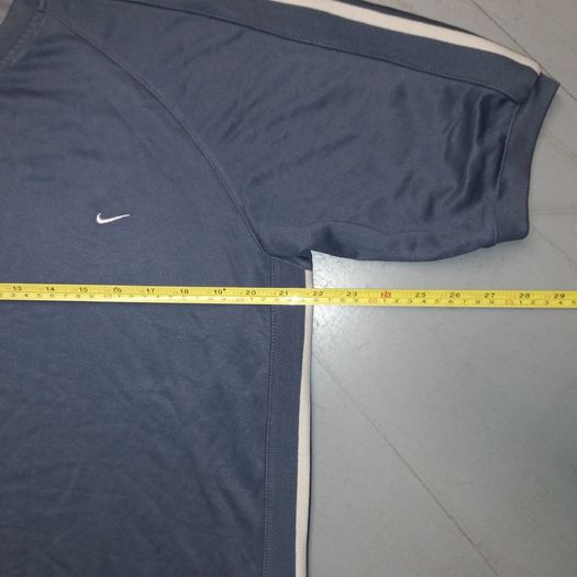 FREE POST Vintage Leeds United (L) Nike  Jersey Tee Shirt  Soccer Football  Grey England  Large