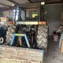 Renault tractor 90 34 steel tipping trailer low lo Image 2