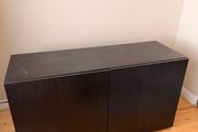 Black-Brown Storage Cabinet