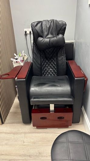 Spa pedicure chair with back massage