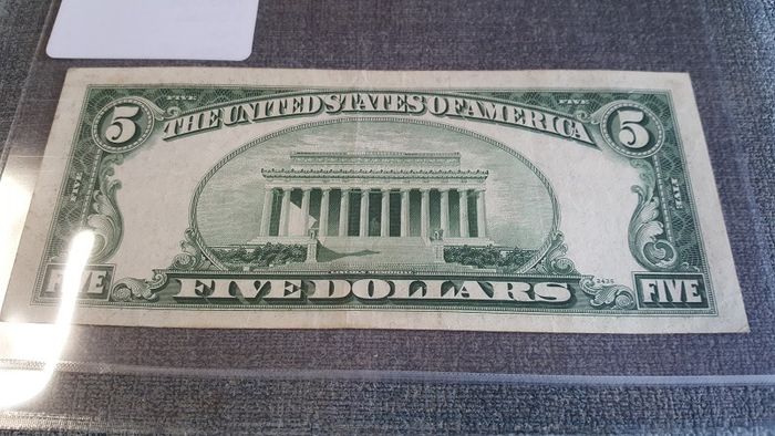 1953 United States 5 Dollar Silver Certificate