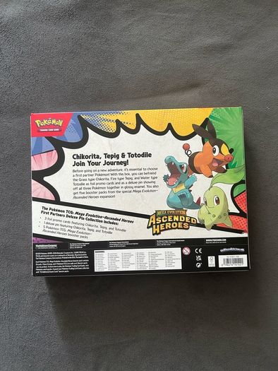 Pokemon Ascended Heroes First Partners Deluxe Pin Collection Box - Sealed