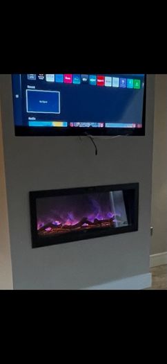 Stanley Electric Fire Built In Media Wall Style