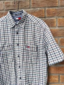 Vintage Y2K Tommy Hilfiger Shirt Mens Medium M 2002