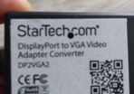 Startech displayport to vga adapter