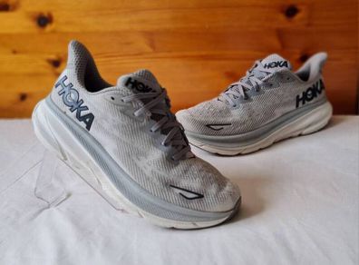 Hoka clifton 9 grey Size 10.5 eu 45 in excellent condition