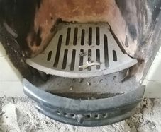 fire grate and ash pan
