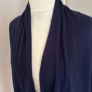 Oversize navy cardigan Zara knit suit 12-16 Image 2