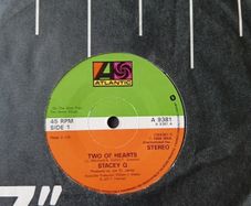 Two of Hearts 7"vinyl single Stacy Q