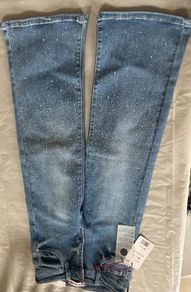 Girls Wide Leg Jeans Size 10