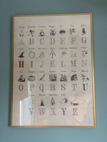 Harry Potter alphabet picture