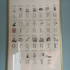 Harry Potter alphabet picture