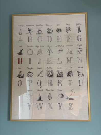 Harry Potter alphabet picture