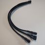 4-pins 4pins 1 to 3 Way PWM Fan Splitter Cable, Cooled 1 to 3 Way Tap Sleeve Extension Braided Cable Extension Cable Free viewing Image 2