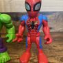 Playskool Hasbro Marvel Spiderman & Hulk Super Hero Squad 5" Action Figures Image 4