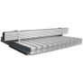 2D Gabion Fence Galvanised Steel 2.008x1.03 m 6 m (Total Length) Silver Image 5