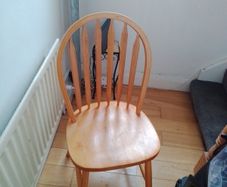 pine chairs x5 free collection Friday please