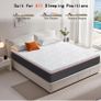 King Memory Foam Mattress, Cooling 5ft Kingsize Mattresses, Medium Firm, with Removable Cover, 150X200X20cm Image 2