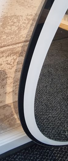 LED Bathroom Mirror Speakers Defogger 80cm Round
