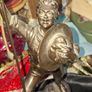 Beautiful Rare Old Heavy Bronze Boy Scout Statue, IN MEMORY OF HAPPY DAYS WITH 72ND, the  72nd Killester Scout Troop based in Dublin Image 3