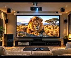 Tv 94 inch Projector Bose Compete Cinema System