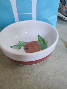 Hand Painted Avoca Blue Open Sugar Bowl