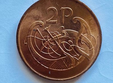 2p 1988 irish coin