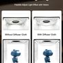 Light Box Photography 40cm / 16" x 16'', Portable Photo Booth Box with Adjustable 160 LED Lights & 8 Photo Backdrops for Product Photography (FREE POSTAGE) Image 6