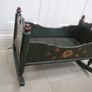 Vintage/Antique Wood Rocking Doll Cradle Image 10