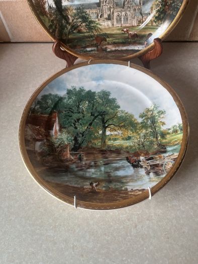 2 Arklow Pottery "Art Collection " 10.5" wall plates