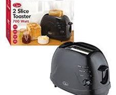 Black 1.7 L Kettle and Toaster